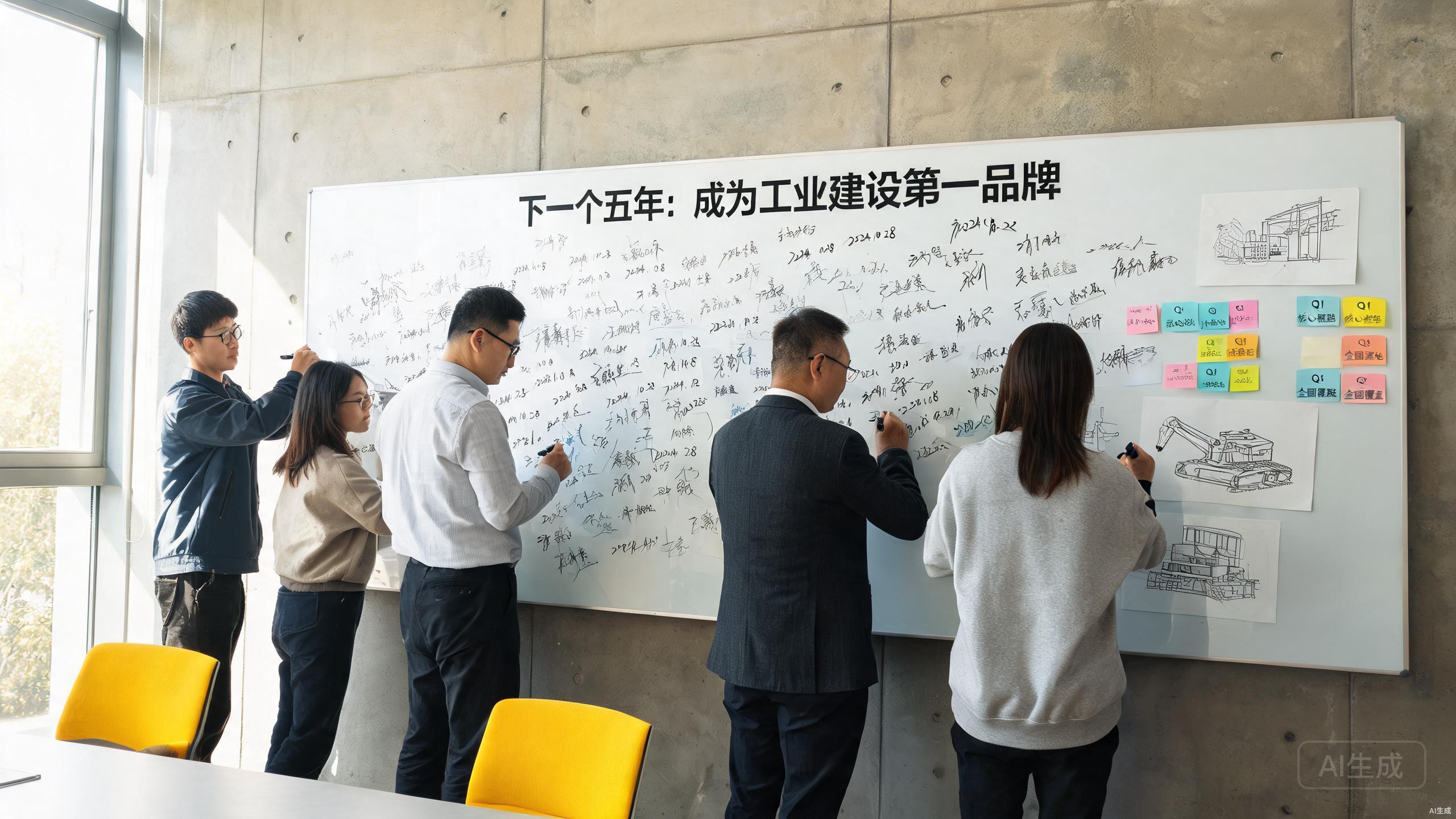 未来规划 - 团队签字承诺下一个五年目标